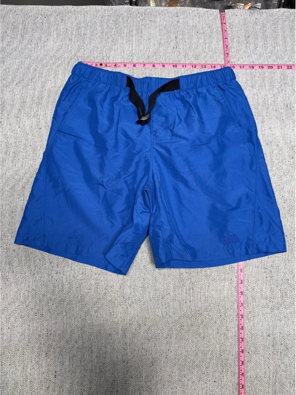 The North Face Blue Outdoor Shorts with Adjustable Waist M